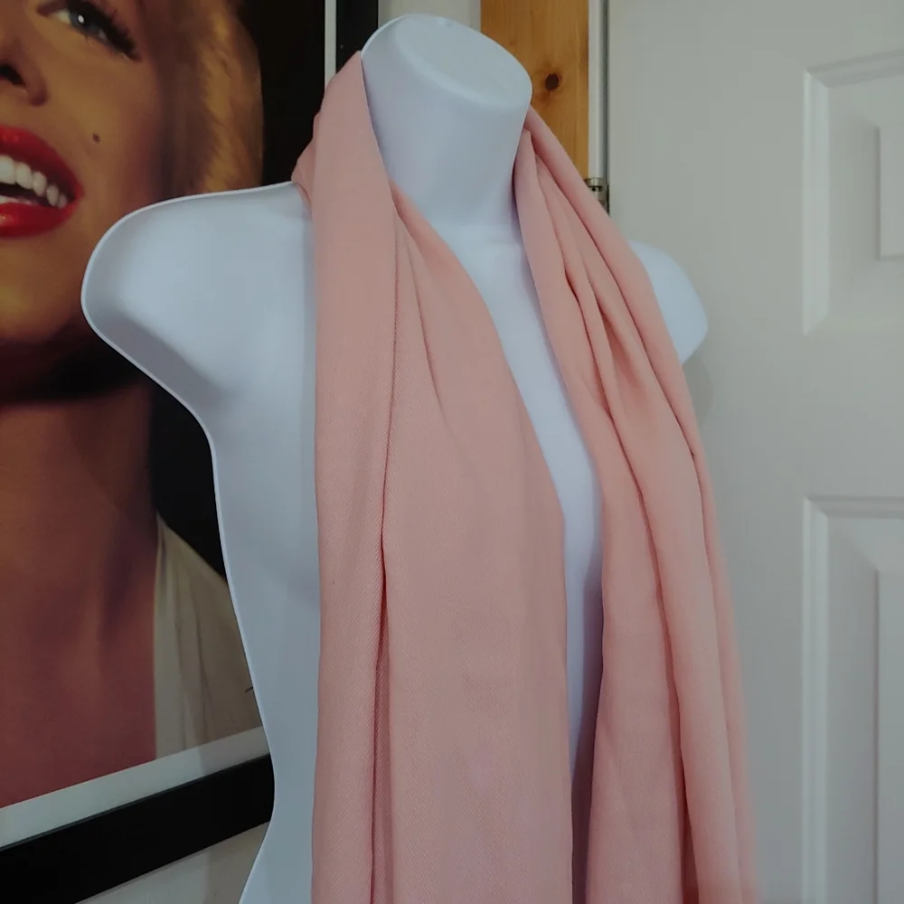 Mia Krafts Handmade Pashminas, Light Pink, Lot Of 2